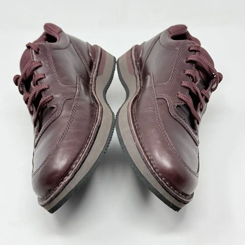Rockport ProWalker 9000 Limited Edition Shoes Mens 8.5 M Burgundy Leather Casual